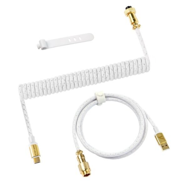 Attack Shark C03 Coiled Cable White 8k
