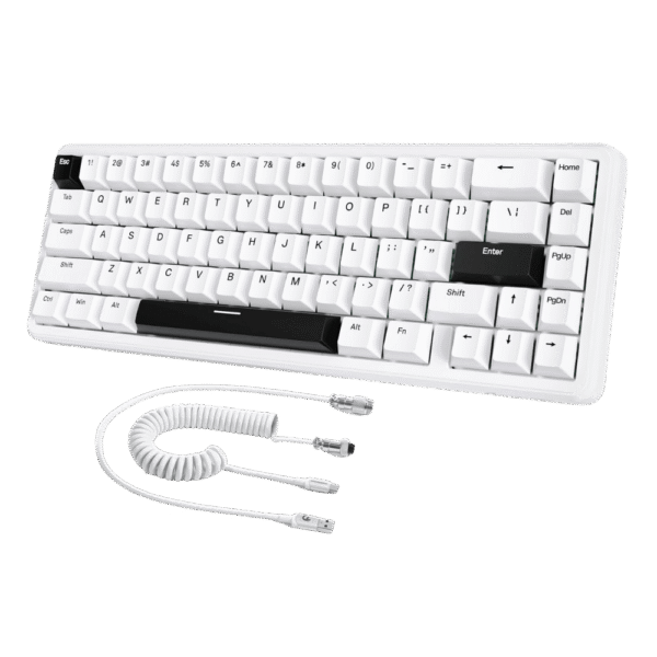 ATTACK SHARK X65 HE Magnetic Switch Rapid Trigger Keyboard With 8Khz Coiled Cable