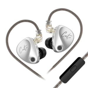 IEMS KZ Castor HiFi Earphone 2DD Dynamic High-end With Microphone