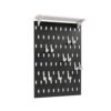 Pegboard (Black) 60*40cm + 12 crochets + 1 etagers