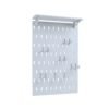 Pegboard (White) 60*40cm + 12 crochets + 1 etagers