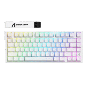 ATTACK SHARK R82 HE Rapid Trigger Keyboard Magnetic Switch with 0.005MM RT