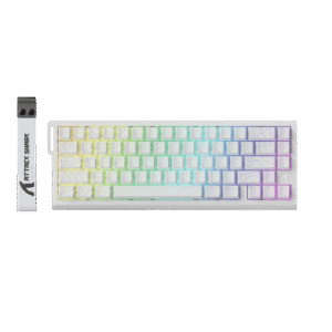 Attack Shark X68he White Topographie 8KHZ