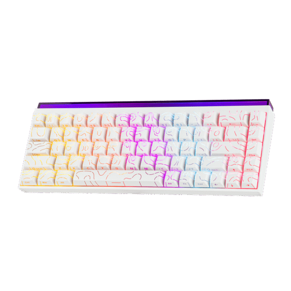 AJAZZ NK68 Hotswap Mechanical Gaming Keyboard – Red Switches, RGB
