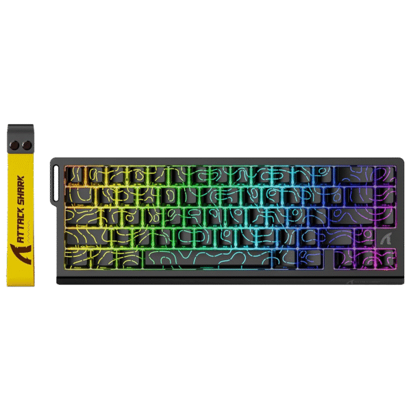 Attack Shark X68he Black Topographie 8KHZ